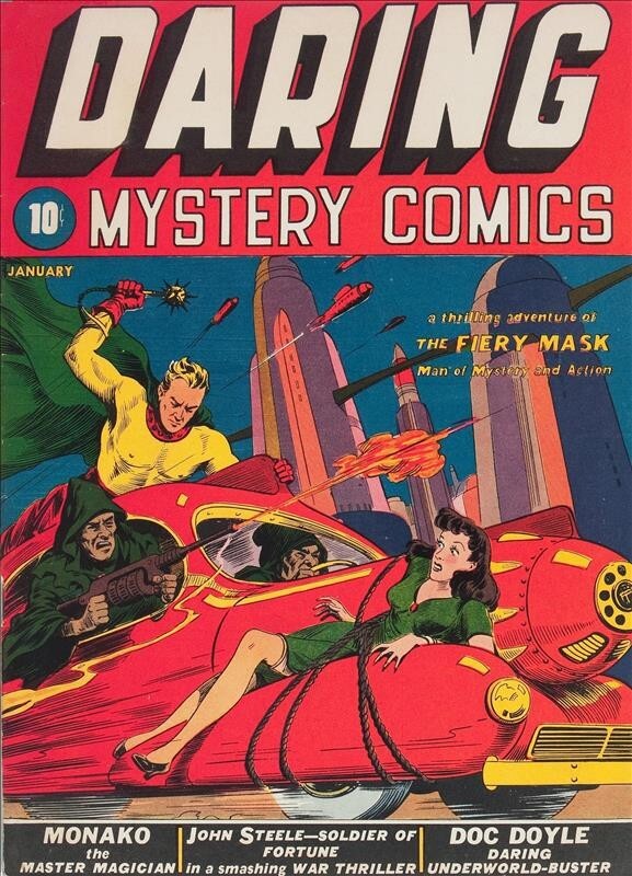 Daring Mystery Comics #1 Photocopy Comic Book Daring Mystery Comics #1 Photocopy Comic Book