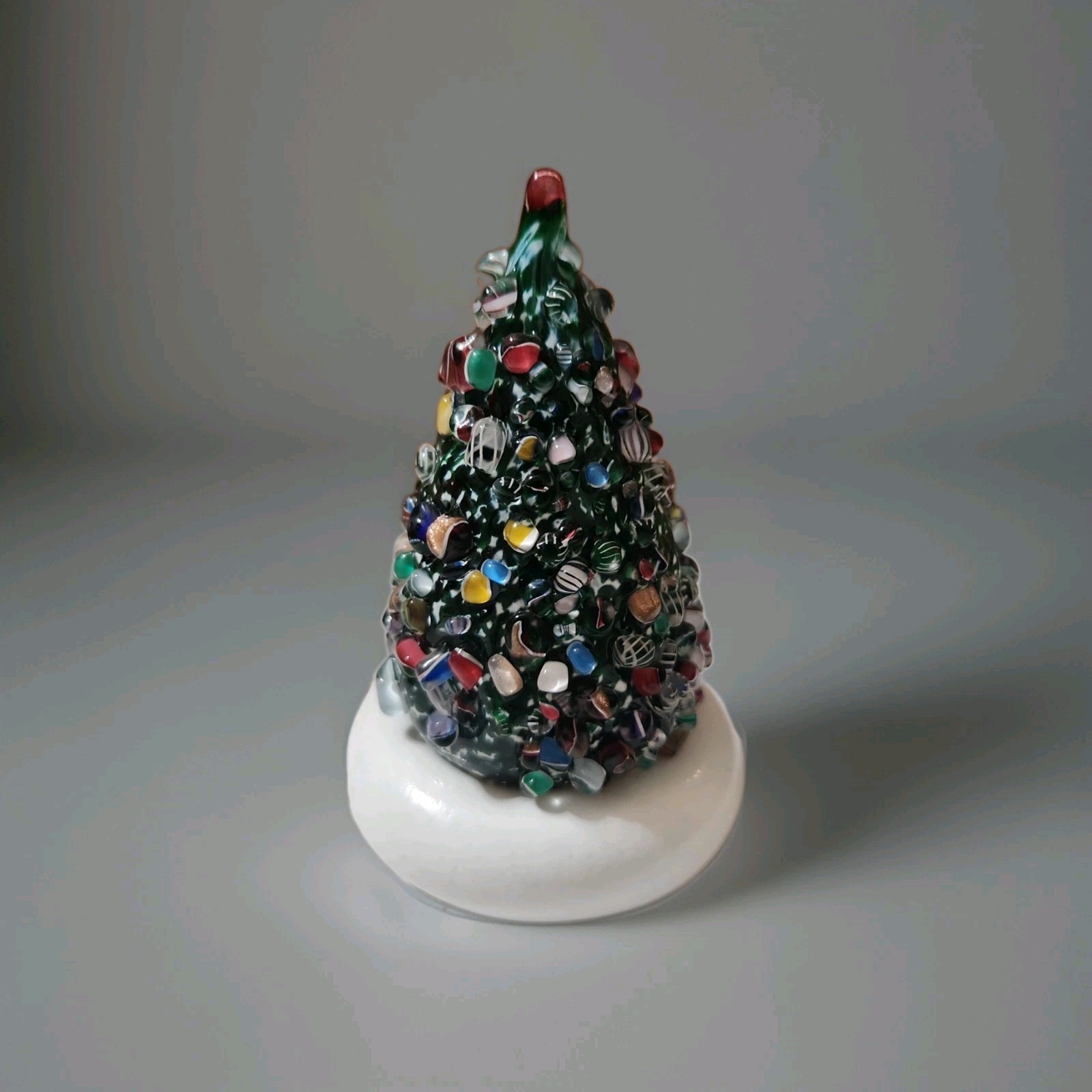 VinTage CAPE COD GLASS WORKS Millefiori CHRISTMAS TREE 3.5” Paperweight Murano