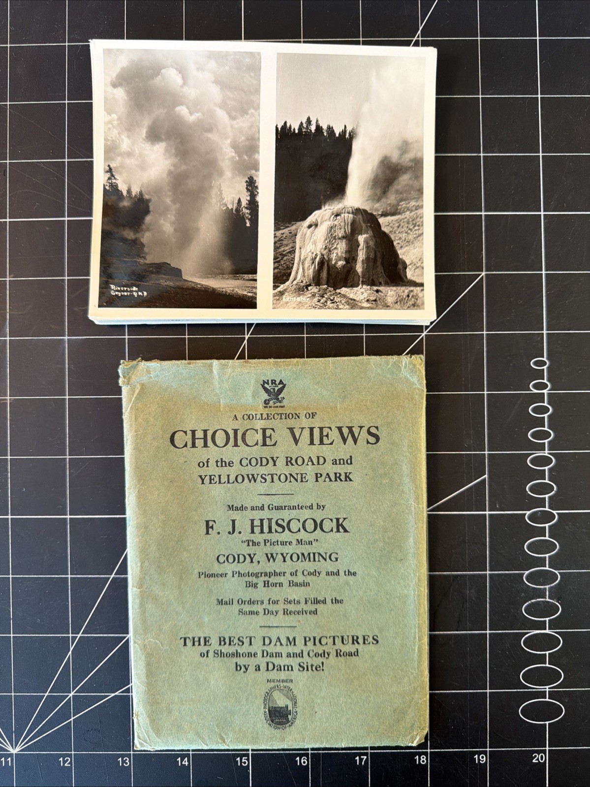 1930s F.J. Hiscock “Choice Views of the Cody Road & Yellowstone Park” Photos