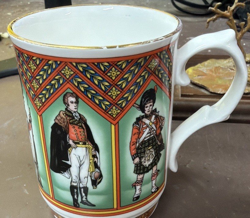 James Sadler Mug Duke of Wellington Fine Bone China   Swanky Barn