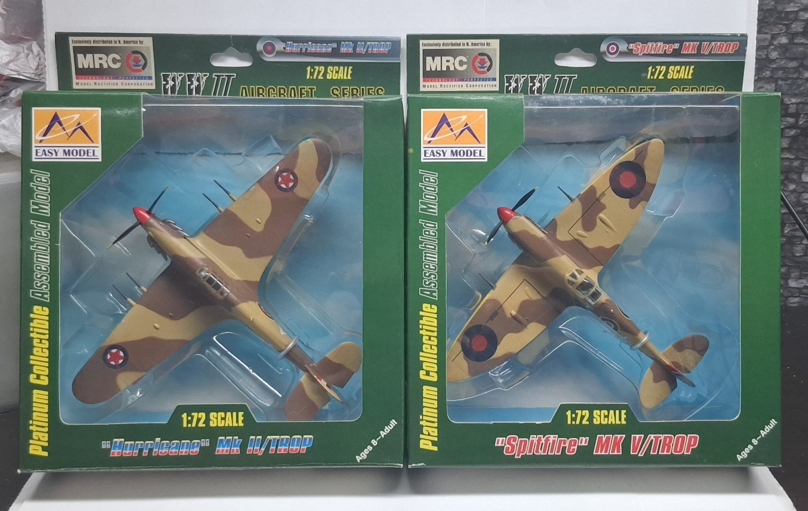 MRC Easy Model 1:72 Scale WWII Aircraft Series 