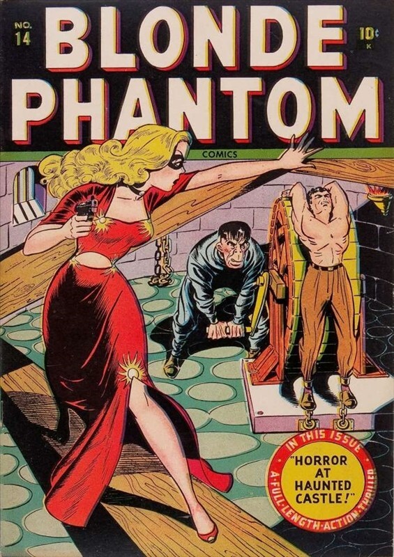 Blonde Phantom #14 Photocopy Comic Book