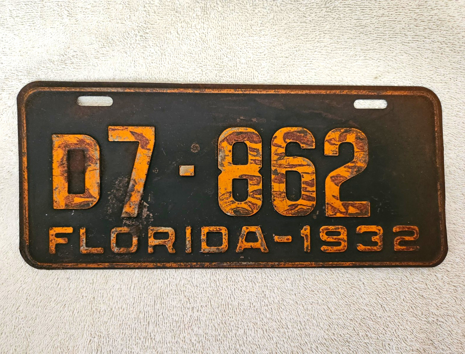 1932 Ford Mercury Chevy GMC Chrysler Dodge Plymouth Florida License Plate Tag