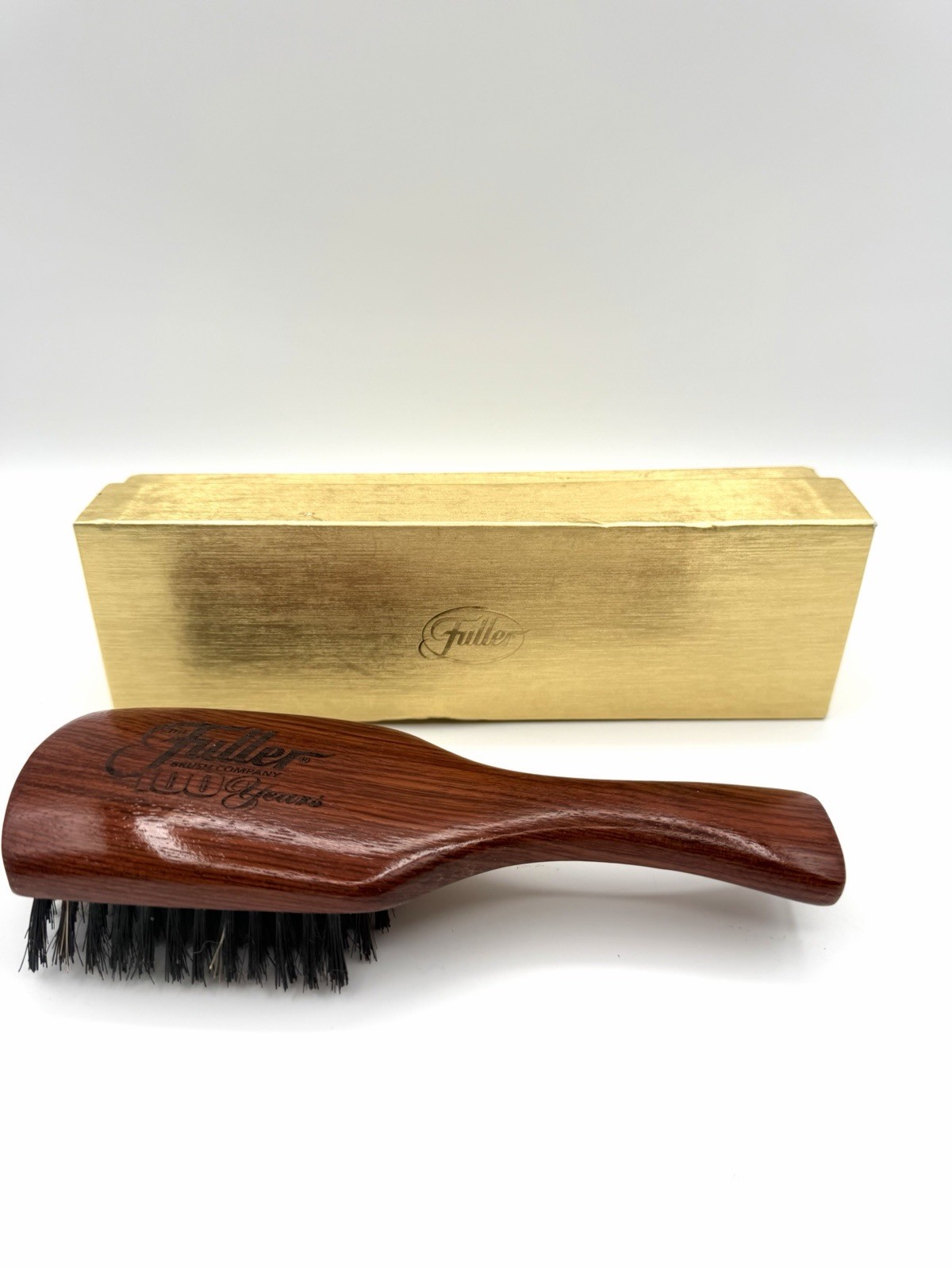 The Fuller Brush Company Hair Brush Celebrating 100 Years Wooden Brown
