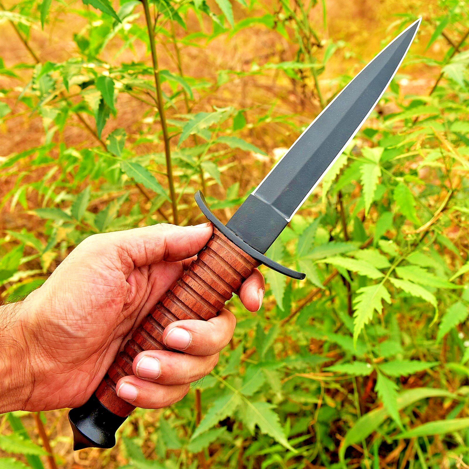Vintage V-42 Dagger US Special Forces WWII Fixed Knife Double Edged
