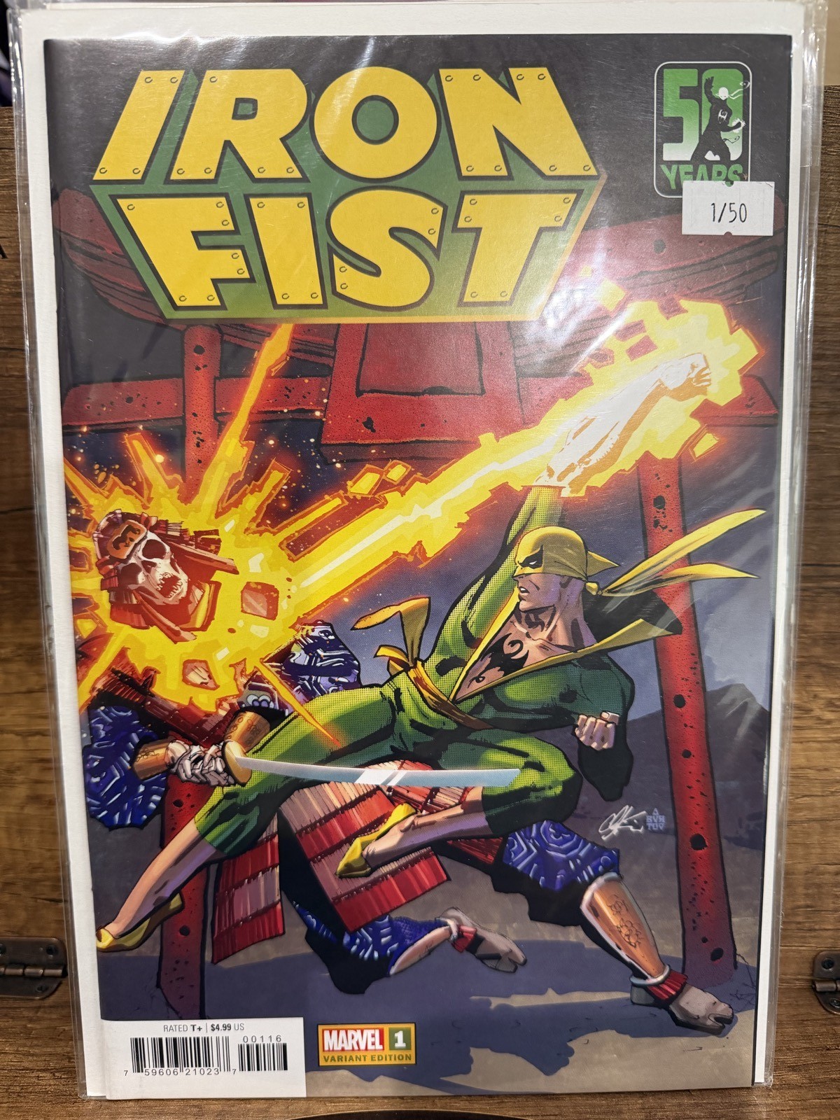 Iron Fist 50th Anniversary Special #1 1:50 Howard Chaykin Variant Marvel Comics