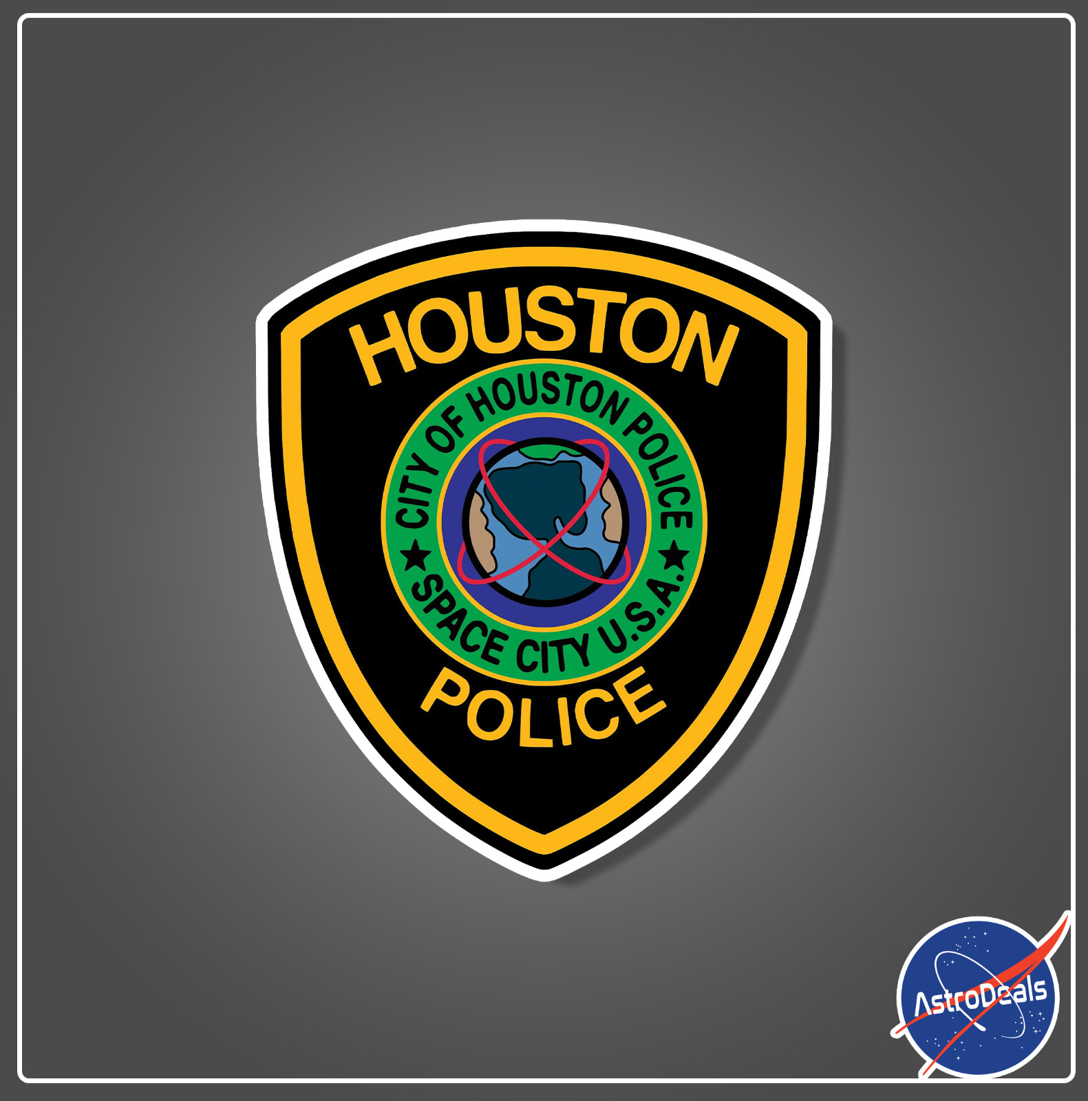 HPD Houston Police Sticker Decal