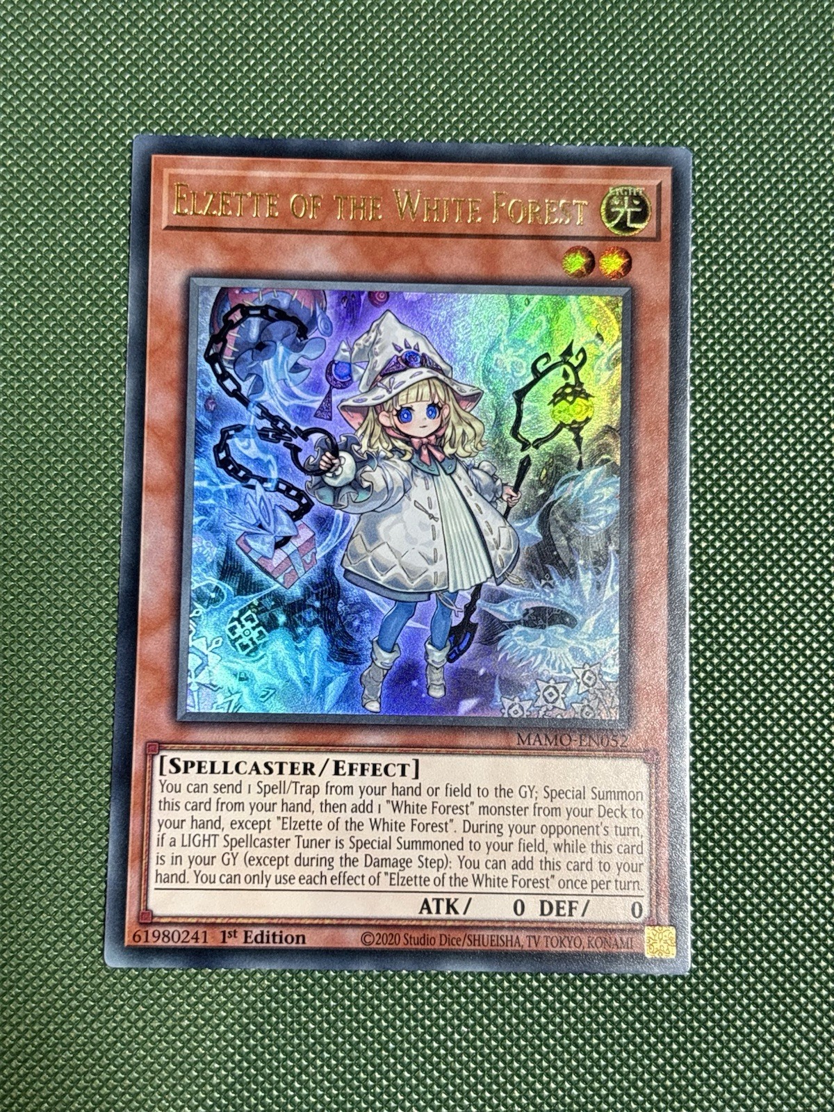 Elzette of the White Forest MAMO-EN052 Ultra Rare 1st Edition Yu-Gi-Oh NM