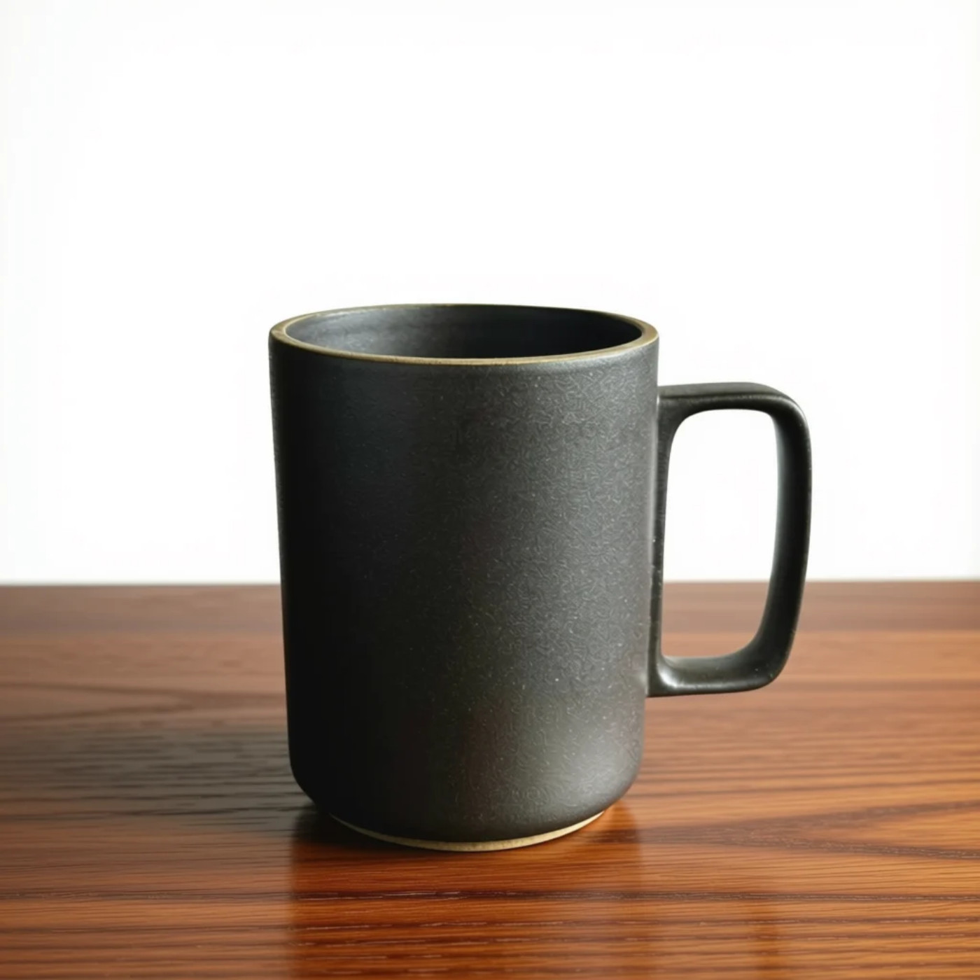 Hasami Porcelain 15 oz. Large Black Mug Cup HPB021 Textured Matte, New in Box Hasami Porcelain 15 oz. Large Black Mug Cup HPB021 Textured Matte, New in Box