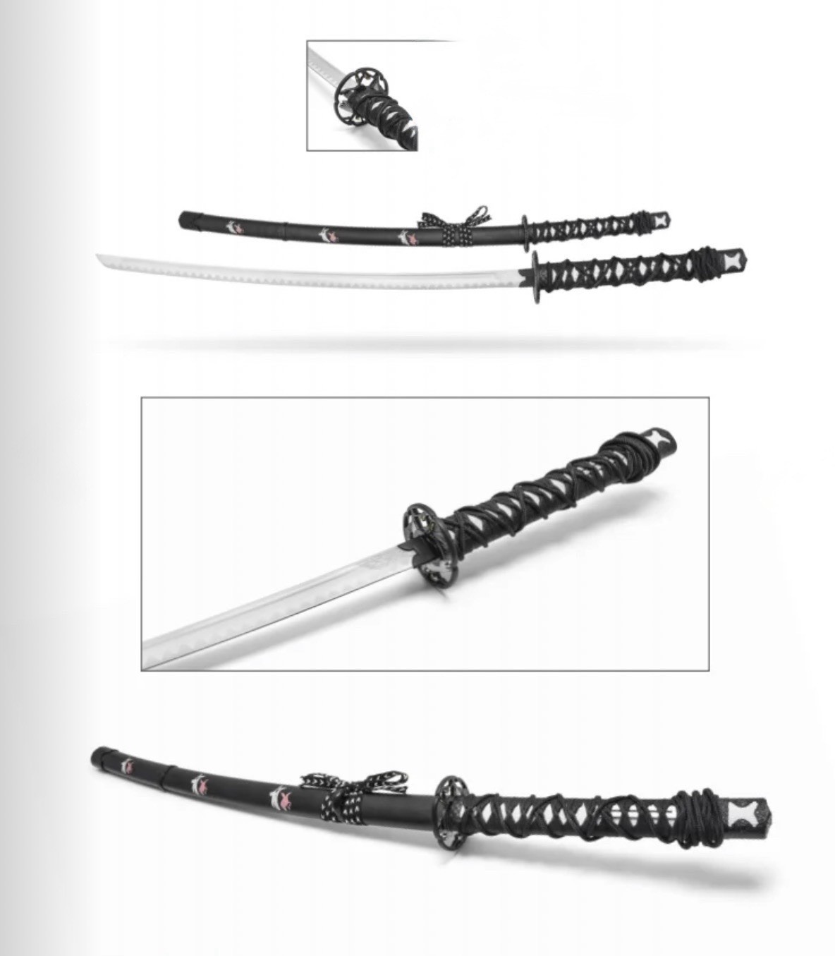 Atsu’s Dual Katana Ghost Of Yotei Katana Sword Metal & Sheath 38” Full Size Atsu’s Dual Katana Ghost Of Yotei Katana Sword Metal & Sheath 38” Full Size