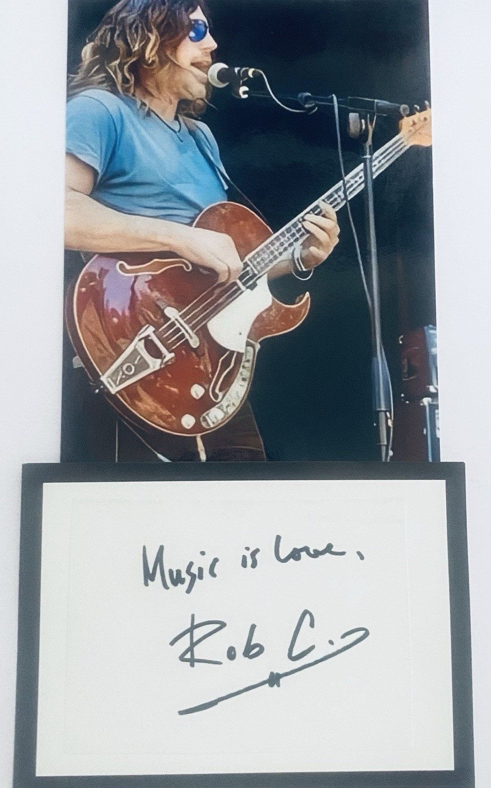 Rob Campanella American Musician & Producer, Original 10 x 8 Signature Piece