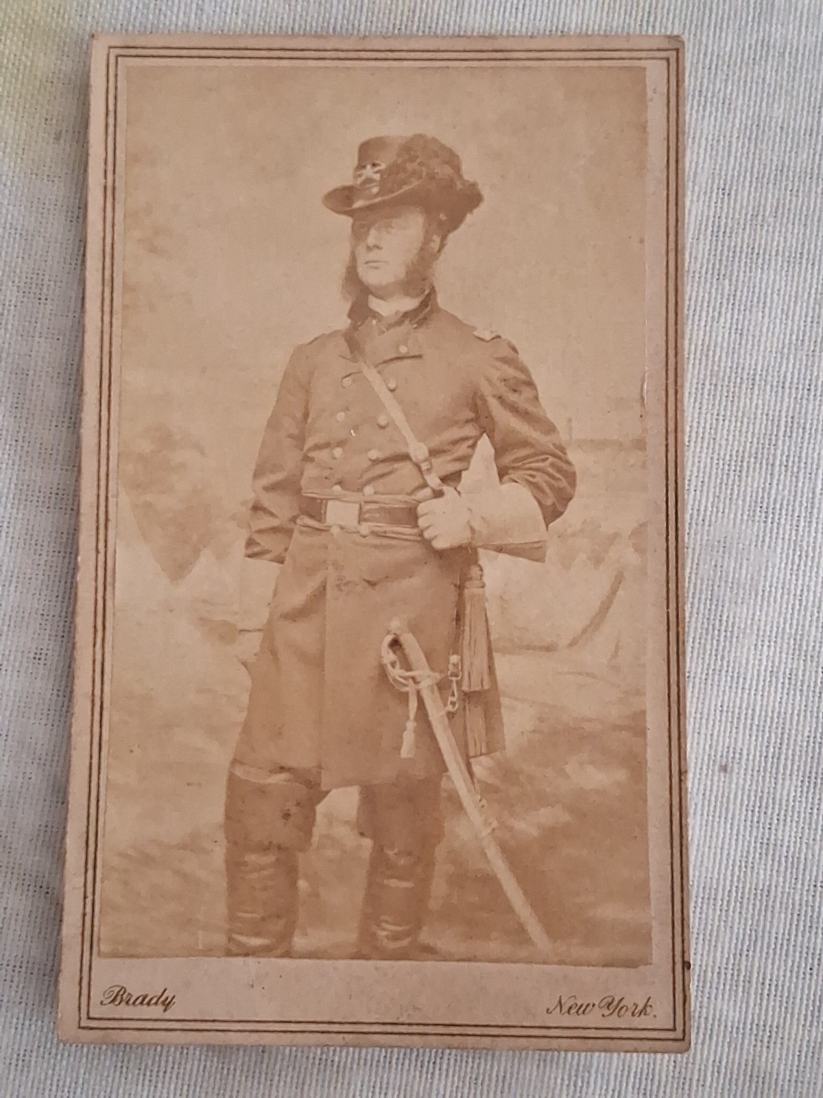 An original Carte de Visite (CDV) photograph of Lt. Col. James H. Childs 