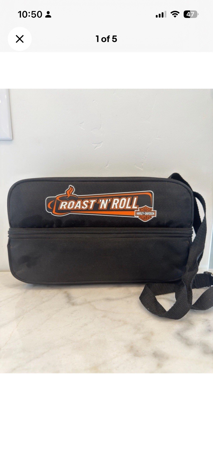 Harley-Davidson Roast \'N\' Roll 11-Piece Coffee Travel Set with Thermos, Mugs,