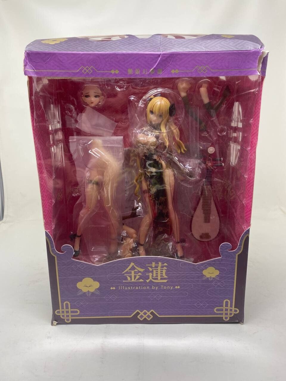 T2 Art Girls Skytube Premium Jin-Lian Figure-US Seller Damage Box