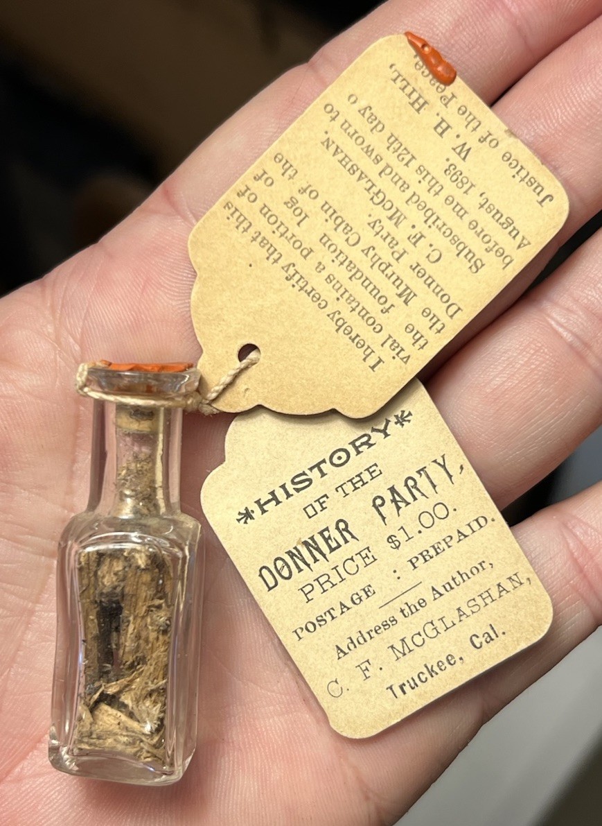 Antique 1893 Donner Party Relic Artifact Souvenir Bottle Foundation Murphy Cabin Antique 1893 Donner Party Relic Artifact Souvenir Bottle Foundation Murphy Cabin