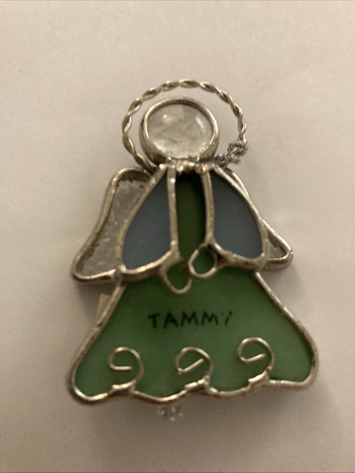Ganz Personalized Angel Stained Glass Ornament Suncatcher \