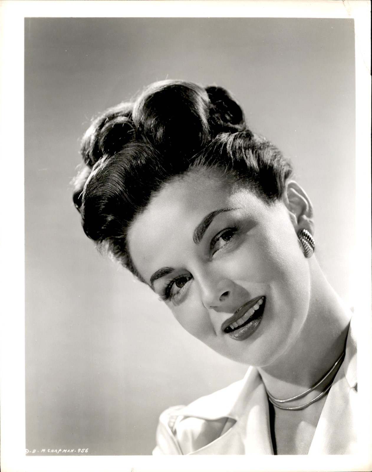 LMPE30 Original Photo MARGUERITE CHAPMAN 1940s-50s GLAMOUR MODEL & TV ACTRESS