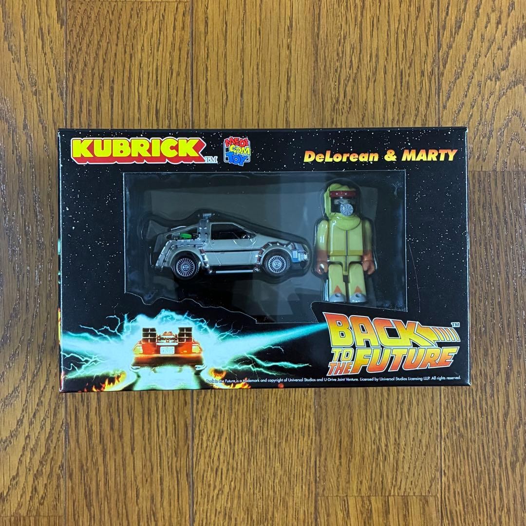 MEDICOM TOY KUBRICK Back to the Future DeLorean Marty Collectible 15+