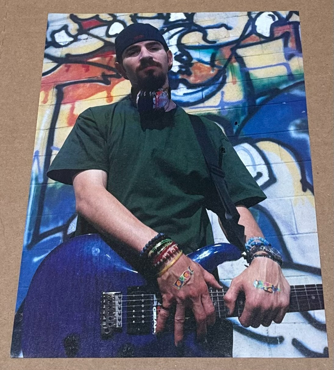 BRAD DELSON of LINKIN PARK - Music Print Ad Photo - 2001