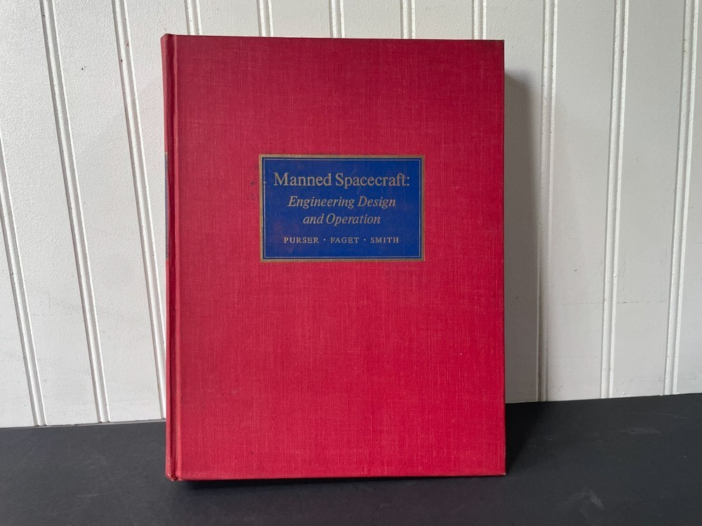 1964 1st Ed Manned Spacecraft Engineering Design & Operation - Faget NASA Apollo