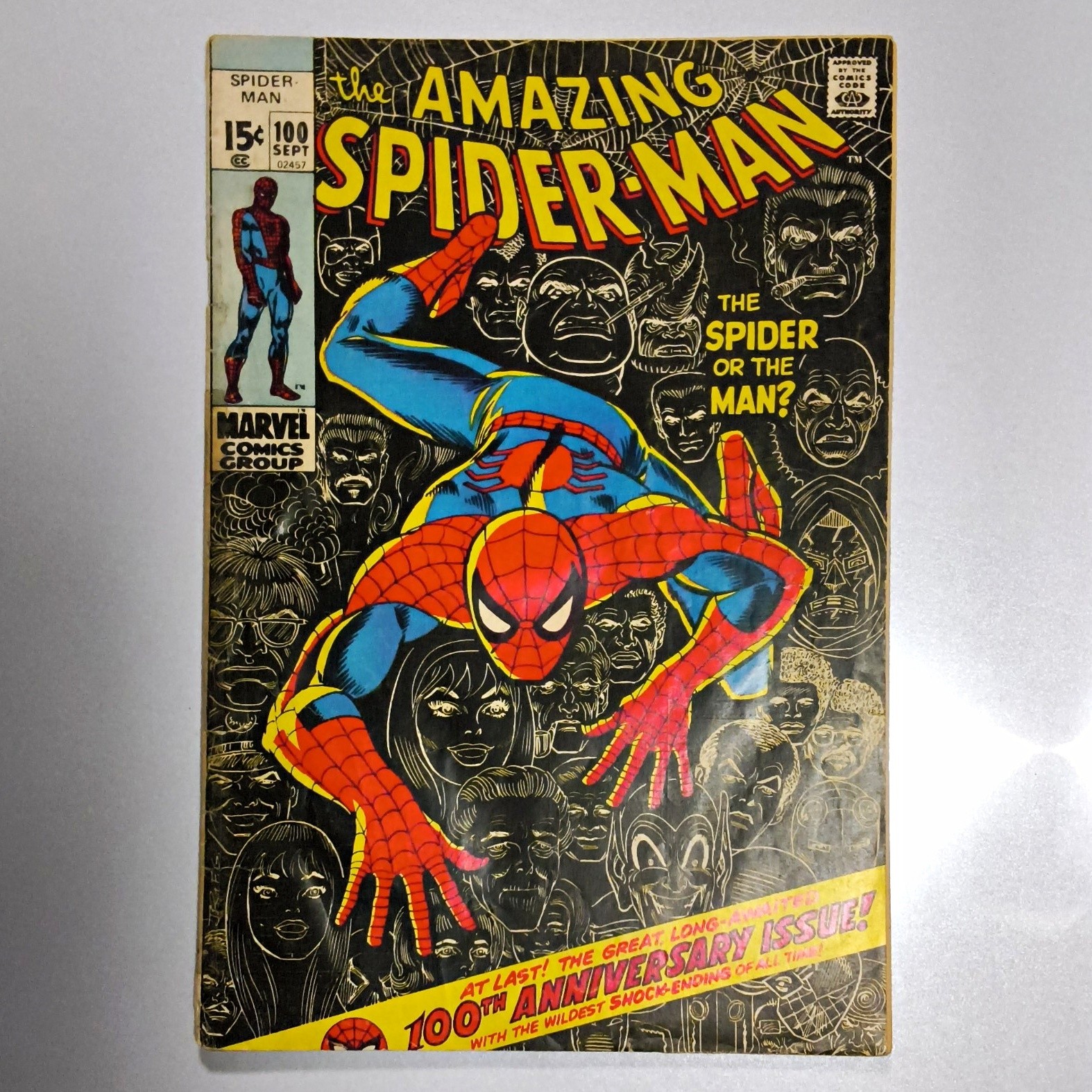 Marvel Comics The Amazing Spider-Man #100 (1971) Spider-Man Stan Lee Romita