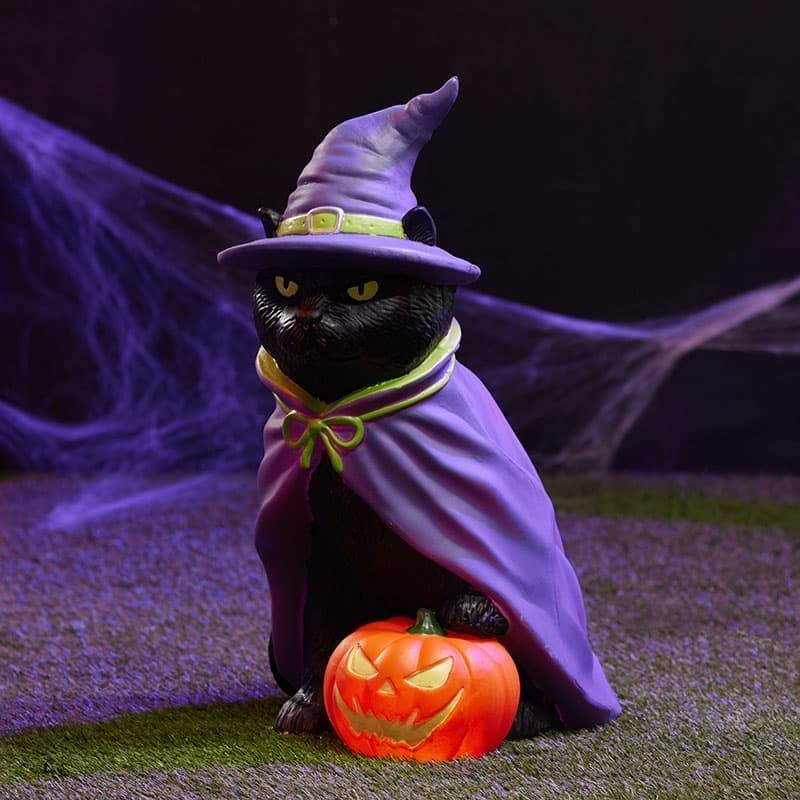 Cracker Barrel Black Cat Witch Blow Mold 2 Ft Halloween 2025 New 