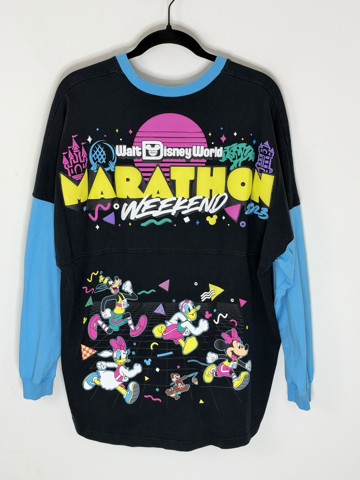 Disney runDisney 30 Years of Running Marathon Weekend Spirit Jersey Sz Large