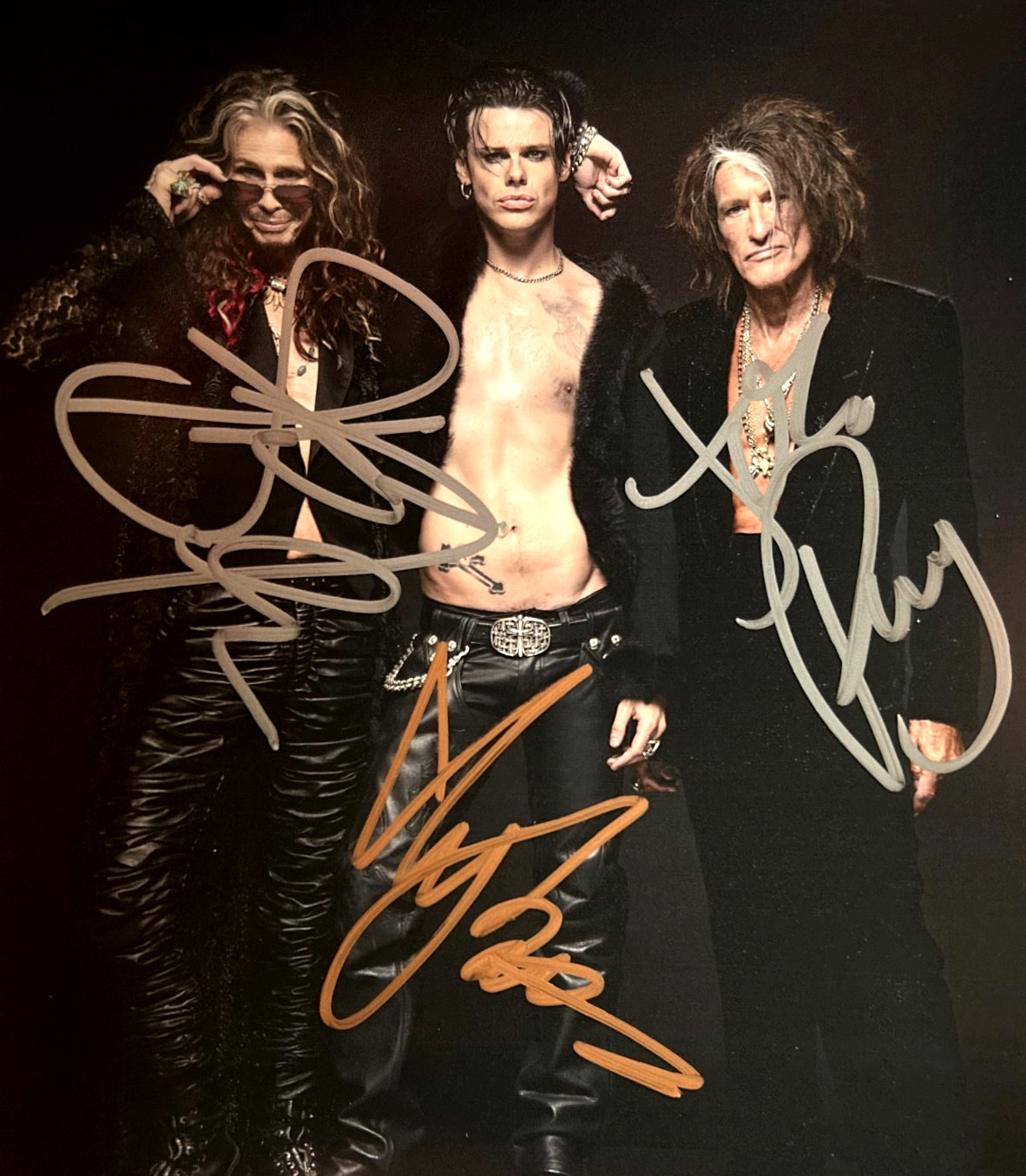 YUNGBLUD + AEROSMITH (Tyler & Perry) Signed 8x10