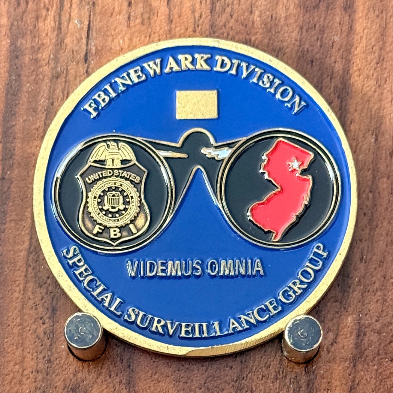 FBI Newark Division Special Surveillance Group Double Sided Challenge Coin  M#38