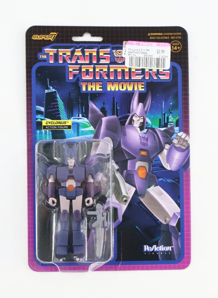 Cyclonus The Transformers Movie Super7 ReAction Action Figure NEW