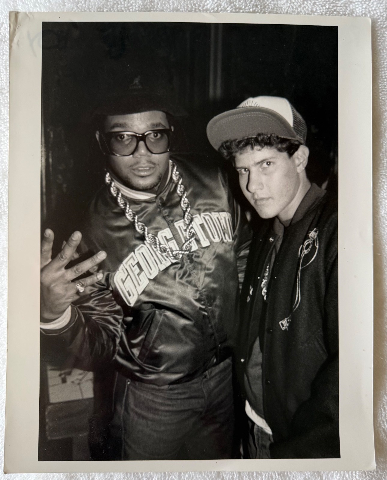 8x10 Run DMC / Beastie Boy 1980\'s  Hip Hop Rap Pioneers KOPPELL Original Photo