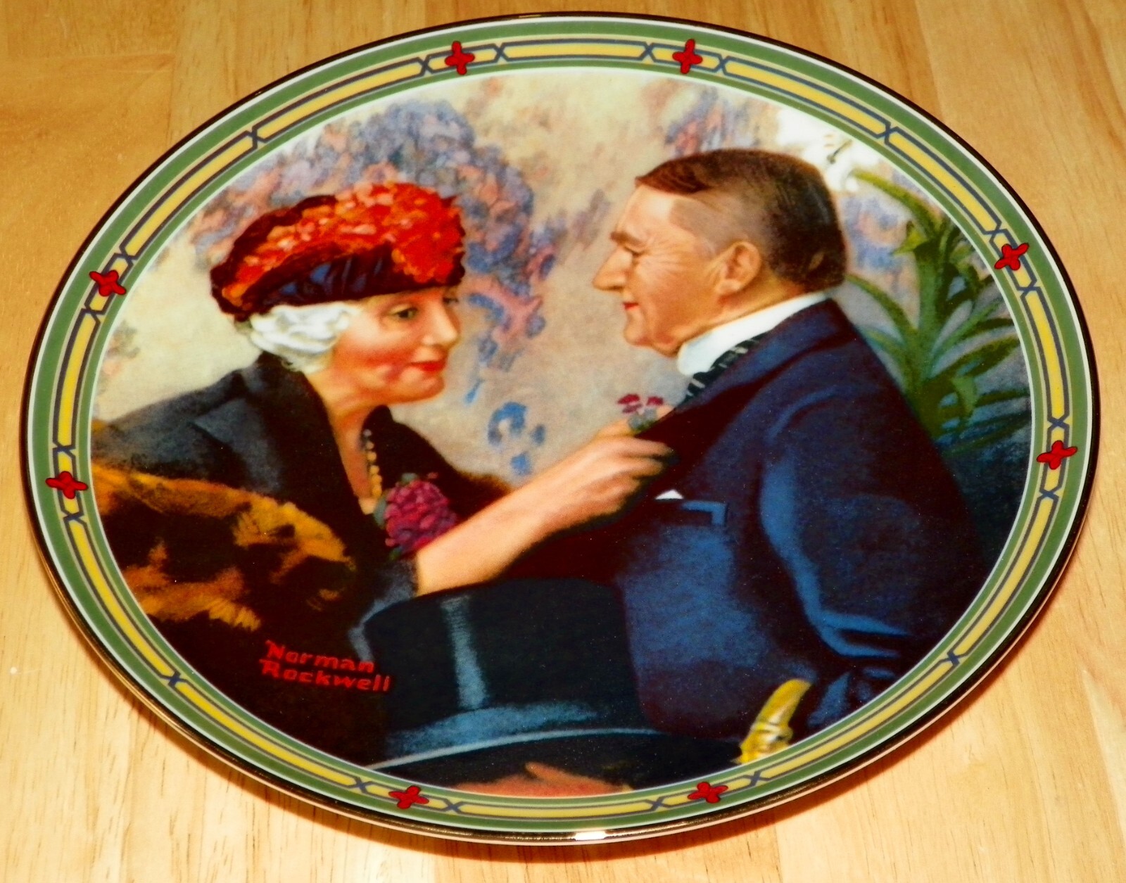 Collector Plate Love\'s Reward Norman Rockwell American Dream Series 1986