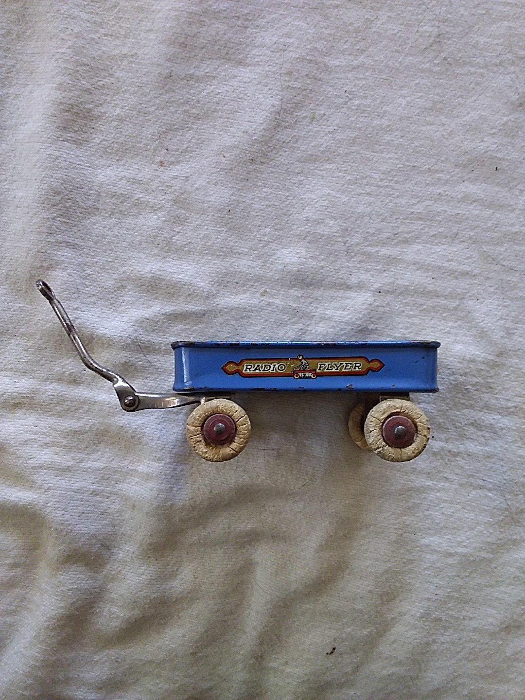 Vintage Blue 1933 Chicago Century of Progress Souvenir RADIO FLYER WAGON