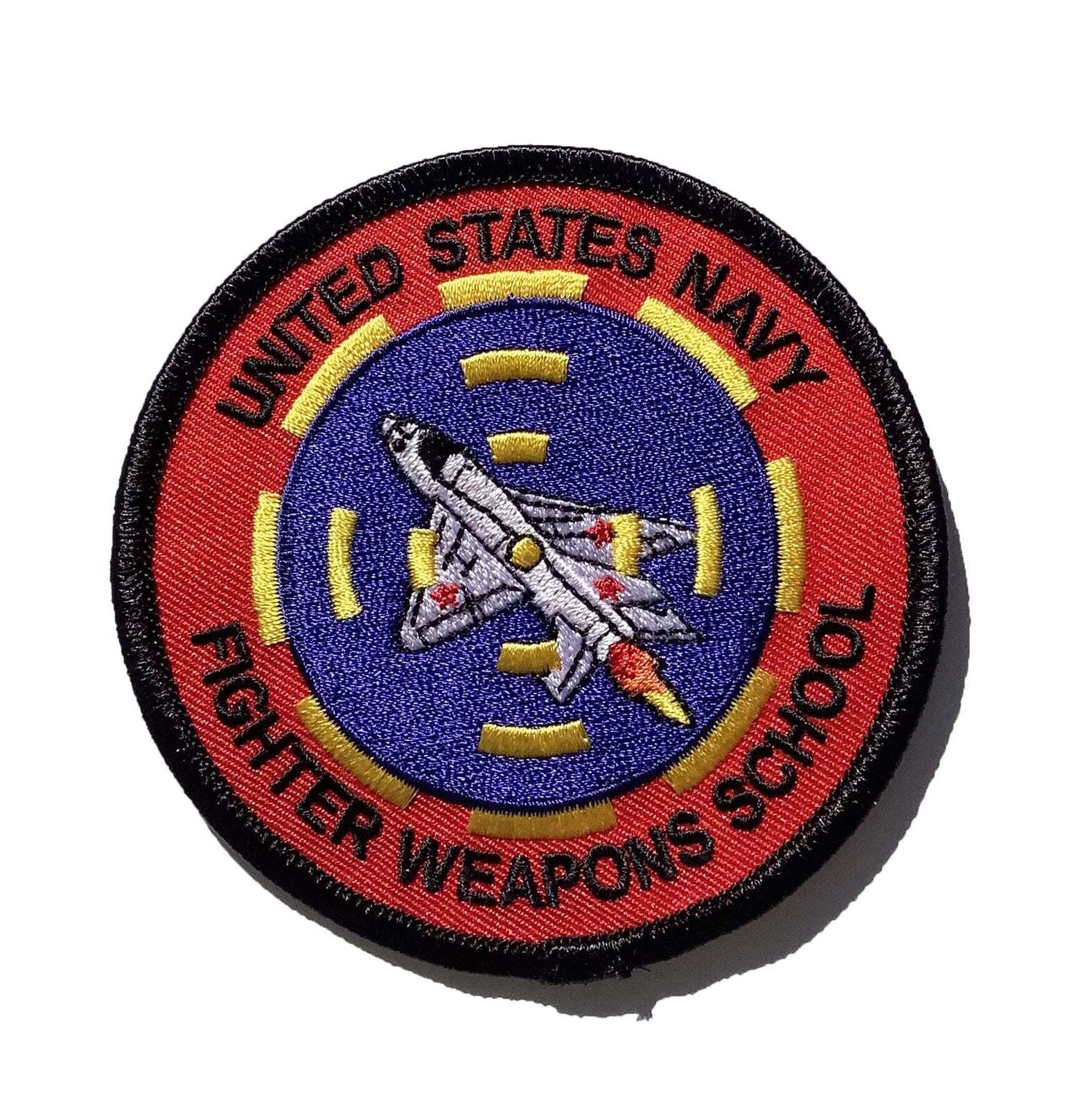 United States Navy Fighter Weapons School \'TopGun\' Patch - Sew On, 3.5\