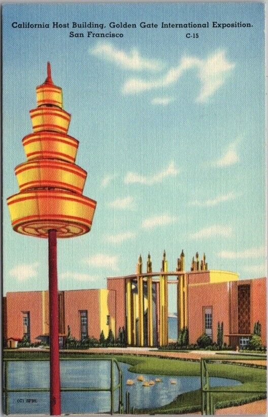 1939 GGIE Expo San Francisco WF Postcard \