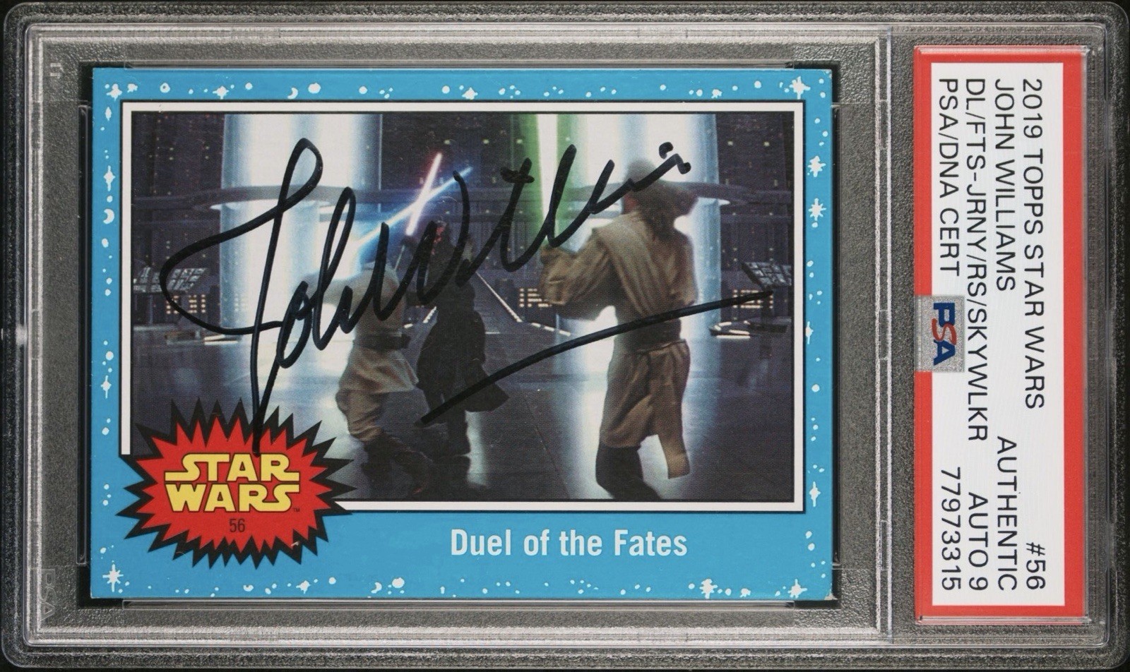 Topps Star Wars John Williams Auto Psa DNA 