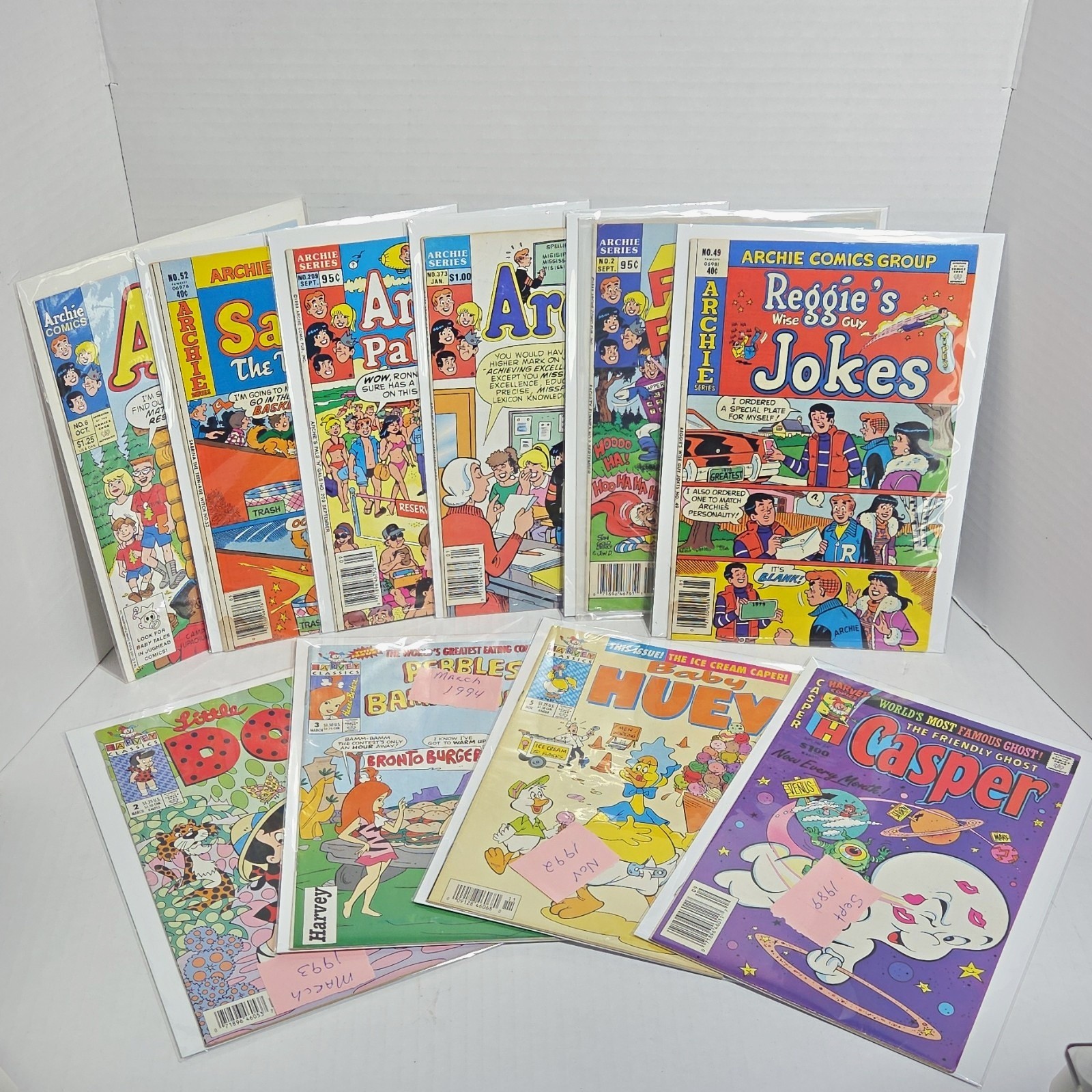 Archie Comics Group & Harvey Comics Lot - Archie Sabrina Reggie Casper DeCarlo Archie Comics Group & Harvey Comics Lot - Archie Sabrina Reggie Casper DeCarlo
