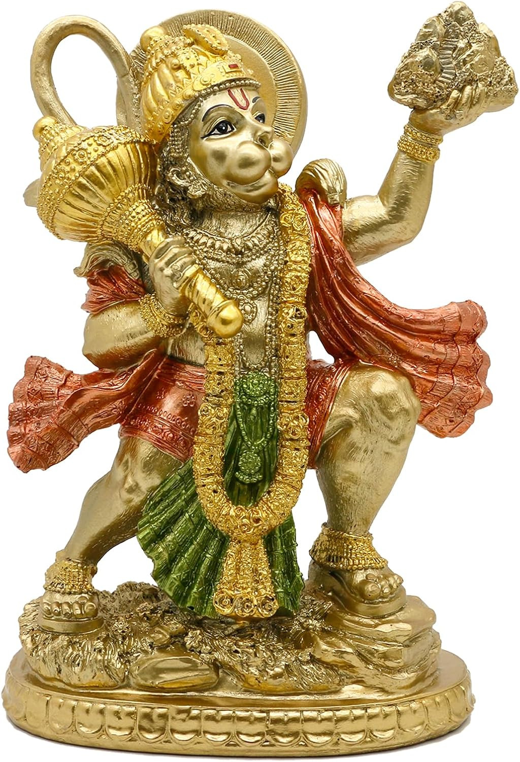 Hindu God Lord Flying-Hanuman Statue - India Idol Murti Pooja Sculpture Hindu God Lord Flying-Hanuman Statue - India Idol Murti Pooja Sculpture