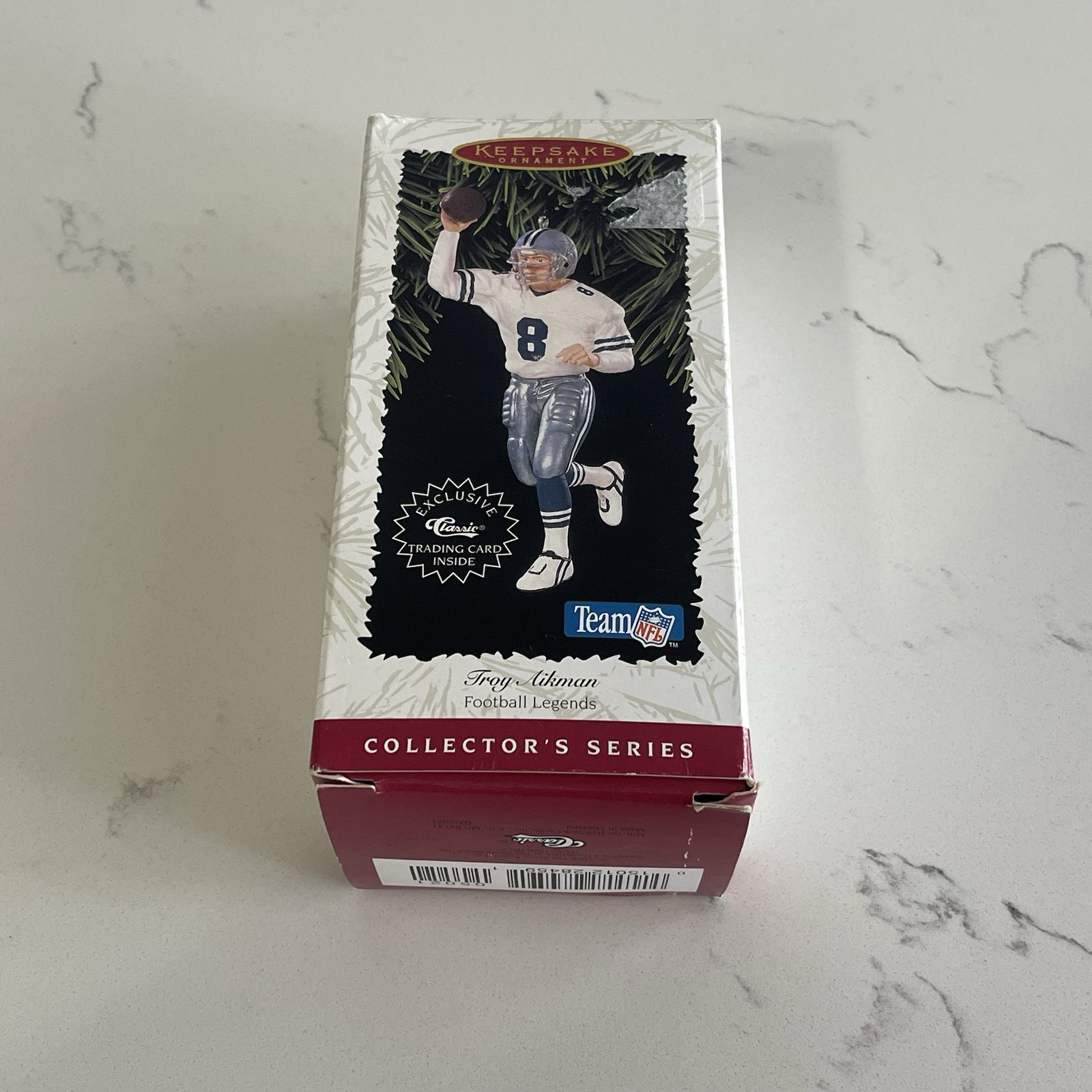 1996 Hallmark Keepsake Ornament Troy Aikman 2nd in 1996 Hallmark Keepsake Ornament Troy Aikman 2nd in