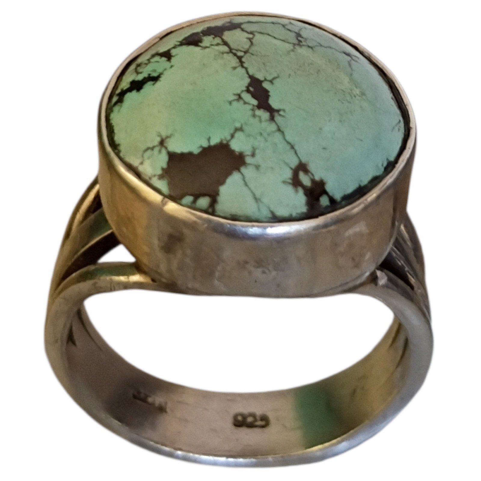 Astute Navajo Tillie Jon Sterling Silver Darling Darlene Turquoise Ringsz10.90