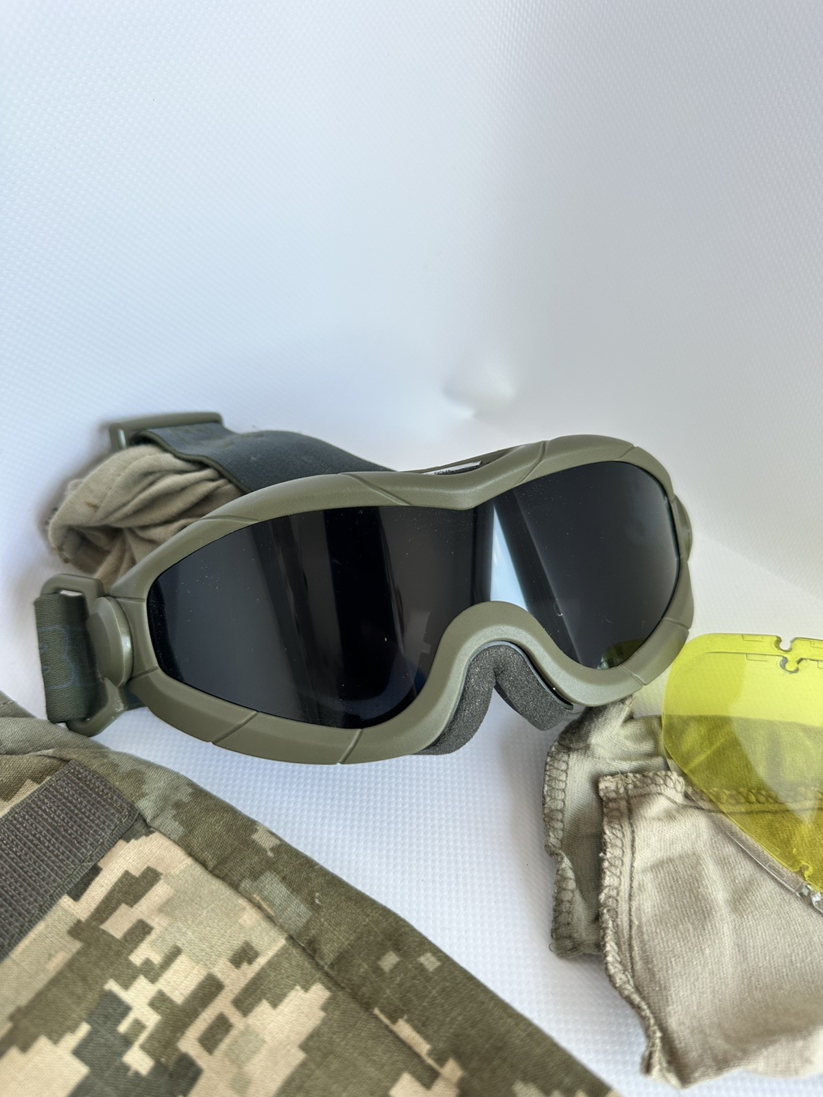 Genuine Ukrainian Military TREVIX Ballistic Goggles UARMS ZSU MM-14 Pixel