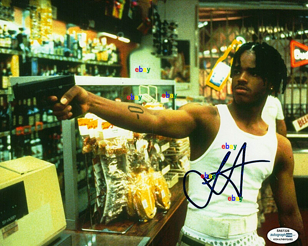 LARENZ TATE SIGNED REPRINT AUTOGRAPH MENACE ll SOCIETY ACTOR 8