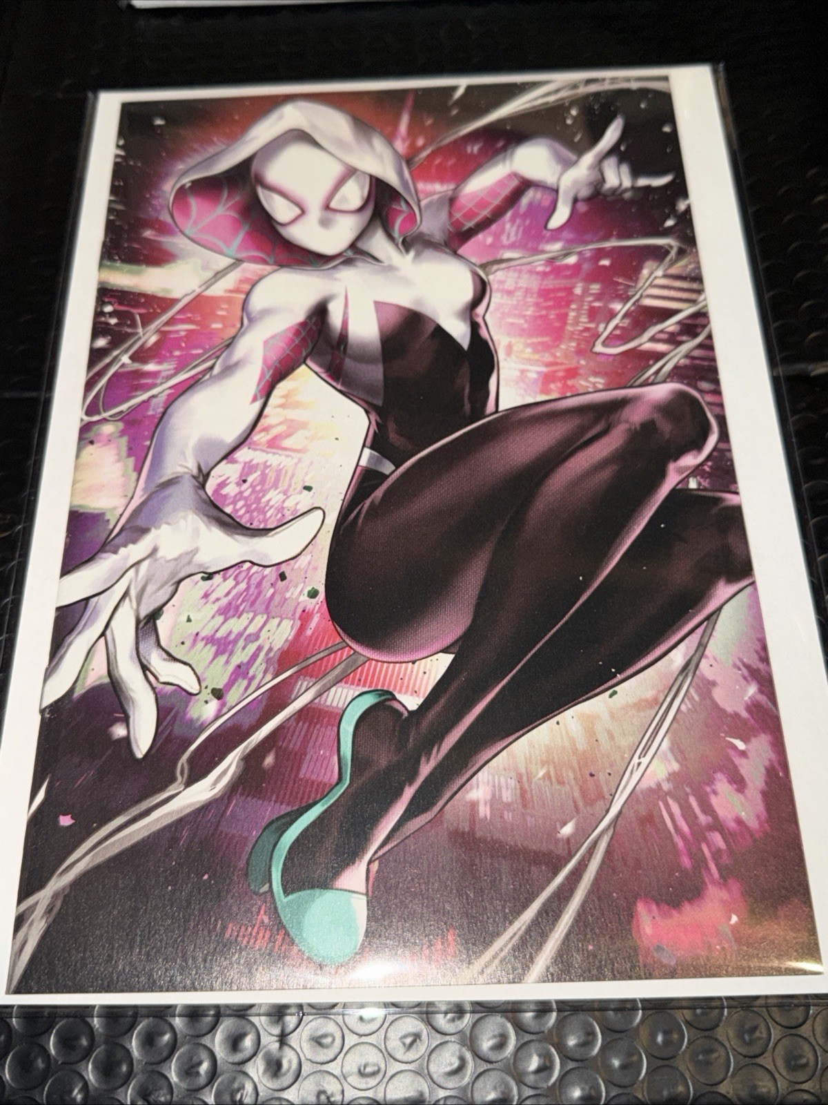 SPIDER-GWEN GHOST SPIDER 1 BATTLE LINES VIRGIN VARIANT SUJIN JO MARVEL NM