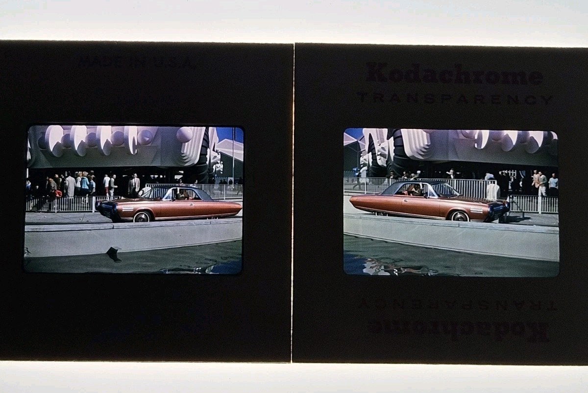 1963 Chrysler Turbine Car 35mm Slides
