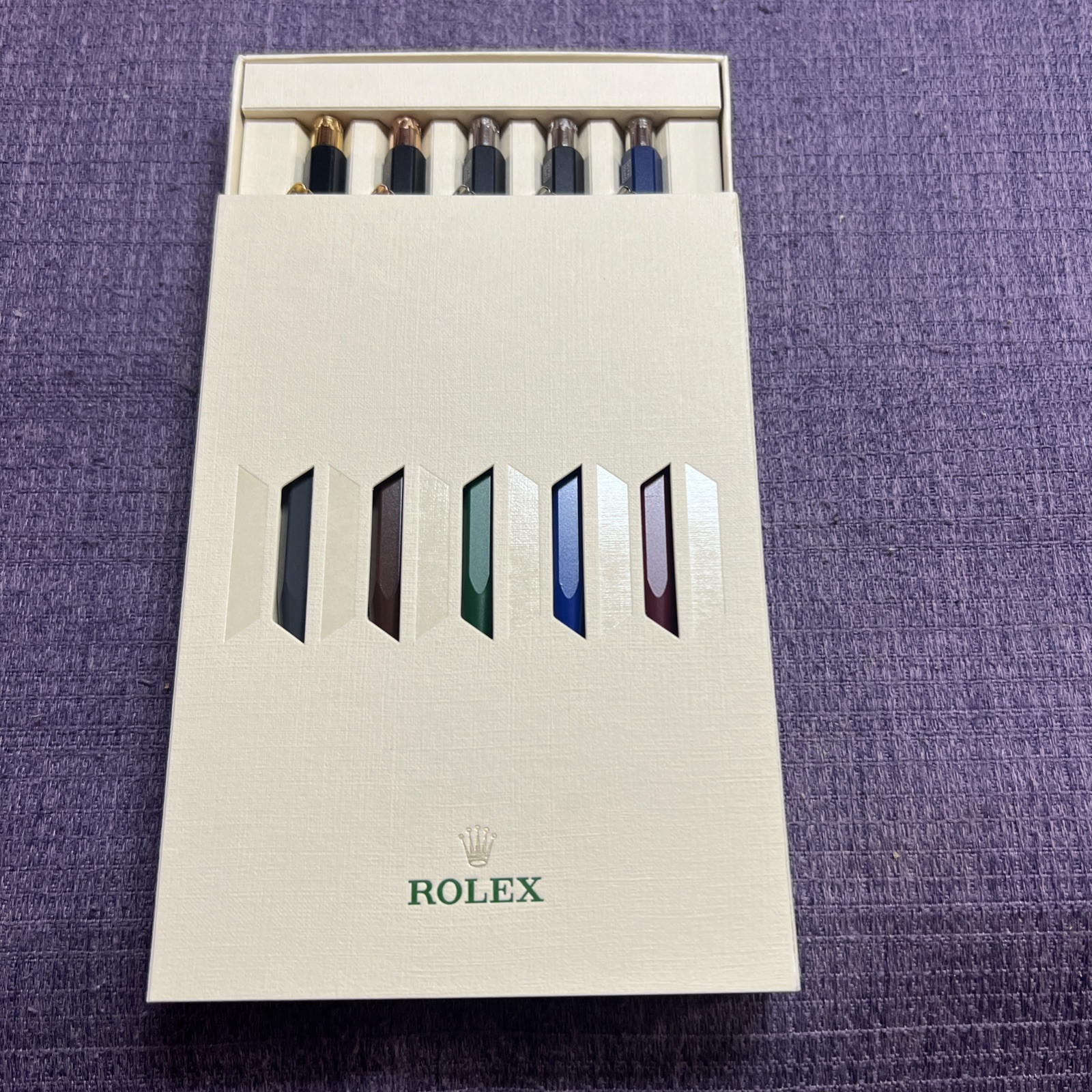 2025 Rolex/Carand’Ache 5 Pen Set . From Authorized agent gift. New In Box‼️