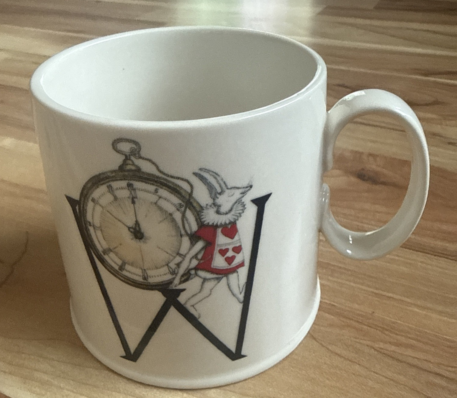 Anthropologie Florence Balducci Initial Alphabet Monogram W Mug Cup Coffee Tea