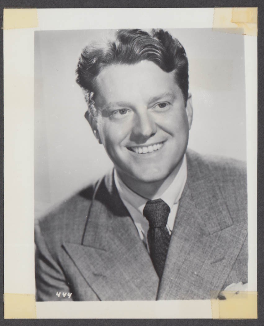 Actor Michael O\'Shea fan club snapshot 1950s