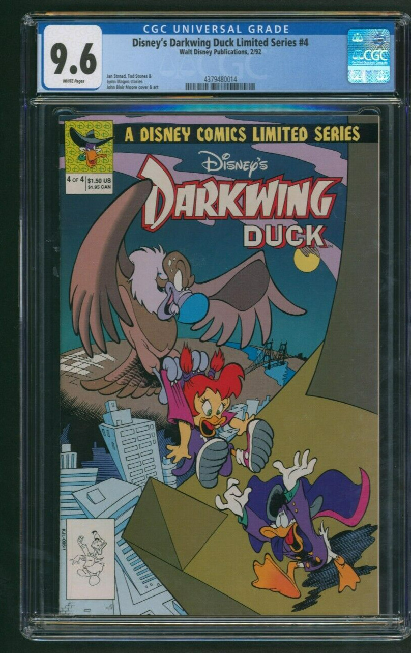 Disney\'s Darkwing Duck Limited Series #4 CGC 9.6 1992 Walt Disney Publications