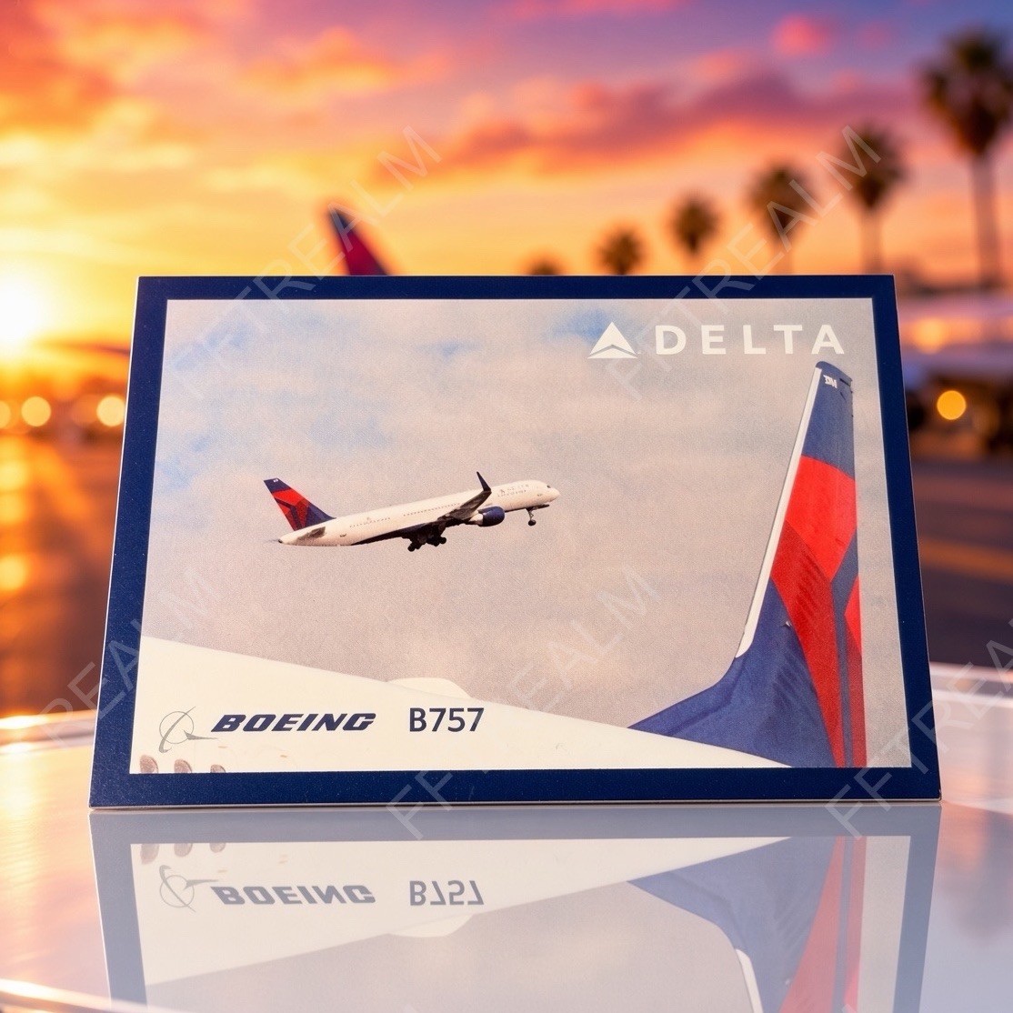 2010 Delta Air Lines Pilot Trading Card “B757” #23V 2010 Delta Air Lines Pilot Trading Card “B757” #23V