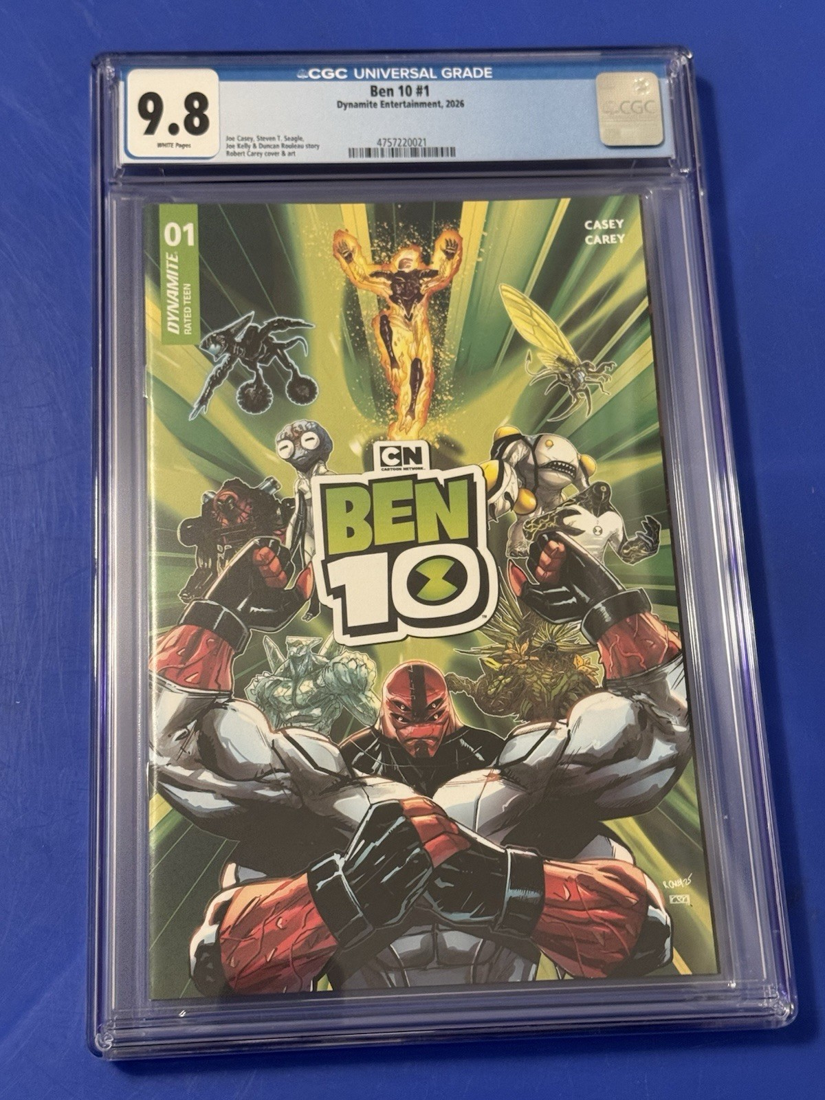 Ben 10 #1 CGC 9.8 MAIN Cover A 1st Appearance FIRST PRINT Dynamite Comic 2026